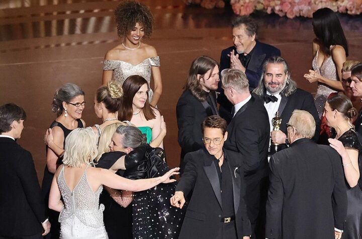 Oppenheimer fue la gran ganadora de los Premios Oscar con siete estatuillas