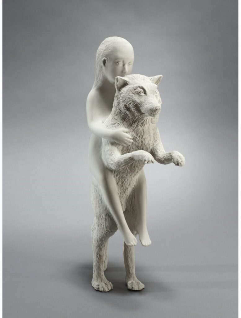 Kiki Smith. Woman with Wolf, 2003