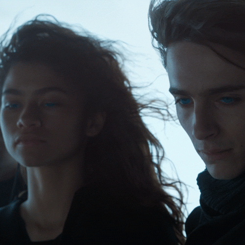 Zendaya y Timothée Chalamet, como Chai y Paul Atreides en 'Dune'.- Blog Hola Telcel.