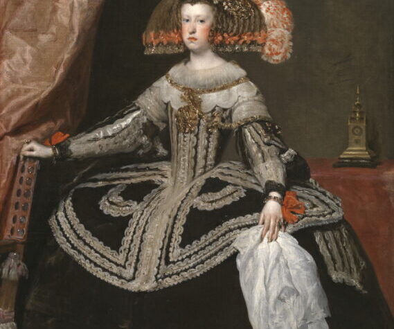 Velázquez. La reina Mariana de Austria. Museo Nacional del Prado