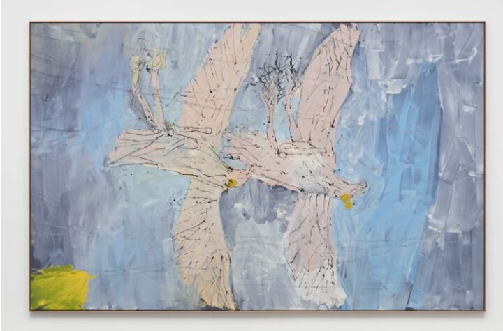 Georg Baselitz. Bob fliegt in den Himmel (Bob Flies up into the Sky), 2023