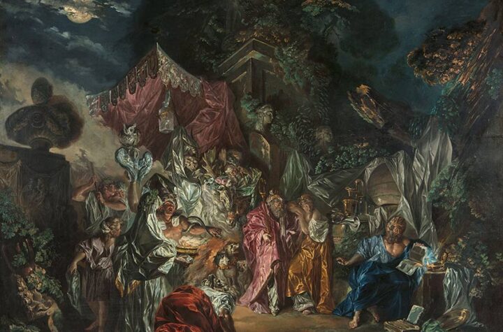 Luis Paret y Alcázar. La circunspección de Diógenes, 1780. Real Academia de Bellas Artes de San Fernando