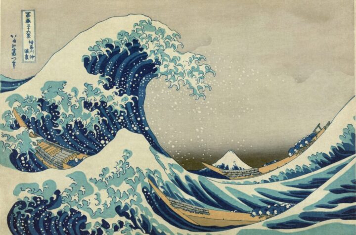 Hokusai. La gran ola de Kanagawa, 1830-1833. Metropolitan Museum of Art, Nueva York