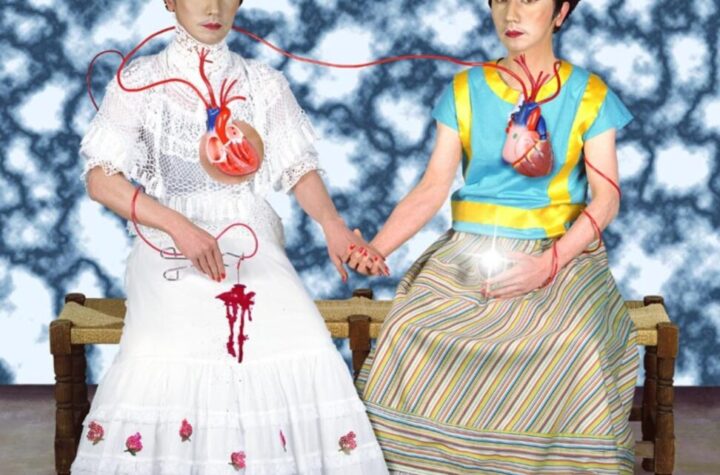 Yasumasa Morimura. Dialogue with myself 1, 2001. Serie An Inner Dialogue with Frida Kahlo