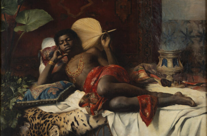 Josep Maria Tamburini. Joven en un interior, 1882. Museu Nacional d´Art de Catalunya