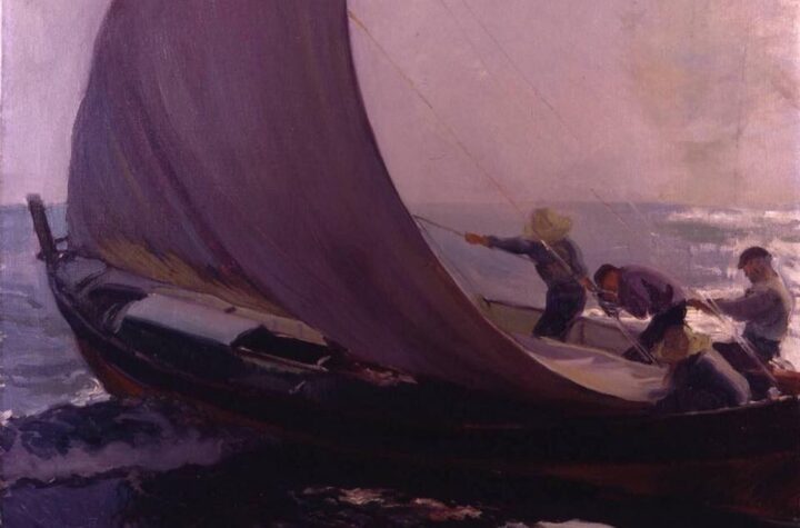 Joaquín Sorolla. Ráfaga de viento. Instituto Valenciano de Arte Moderno. IVAM
