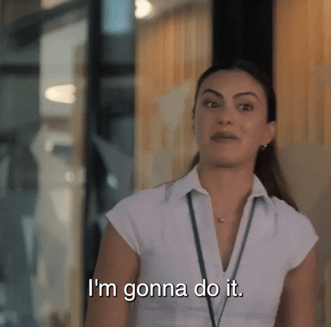 La actriz Camila Mendes diciendo la frase 'voy a hacerlo'.- Blog Hola Telcel