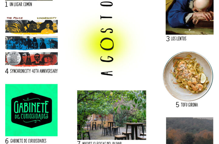 Fuera de menú. Planes e ideas para agosto