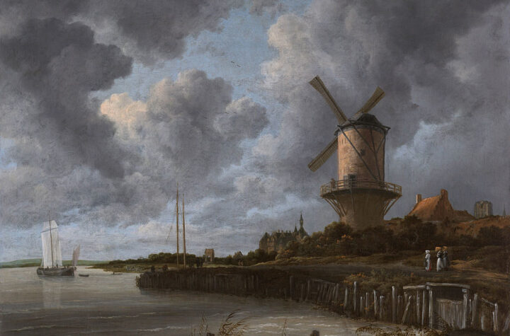 Jacob van Ruisdael. El molino de Wijk bij Duurstede, hacia 1670. Rijksmuseum Ámsterdam