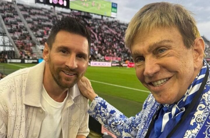 Osmel Sousa compartió unas imágenes con Lionel Messi, Gloria Estefan y David Beckham