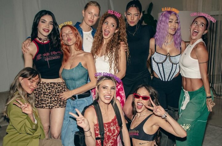 Shakira celebró fiesta de solteras famosas en casa de Lele Pons