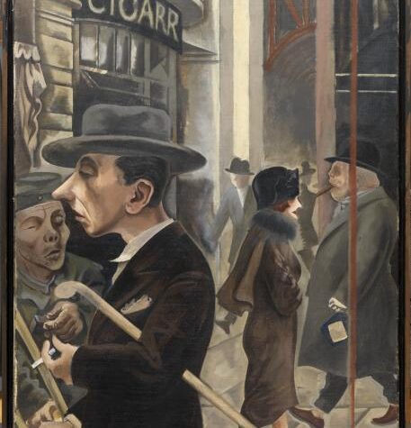 George Grosz. Escena callejera, 1925. © Museo Nacional Thyssen-Bornemisza. Madrid