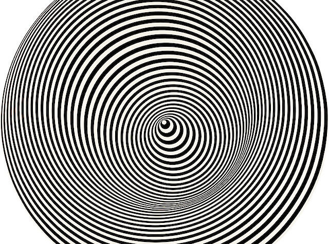 Marina Apollonio. Dinamica circolare 6S+S III, 1966-1968. Galleria Nazionale d