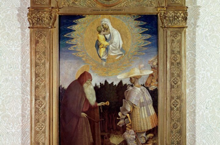 Pisanello. Santo ermitaño. Museo Poldi-Pezzoli, Milán