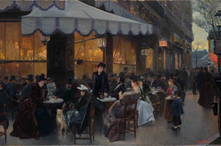 Joaquín Sorolla. Boulevard de París, 1890. Colección particular