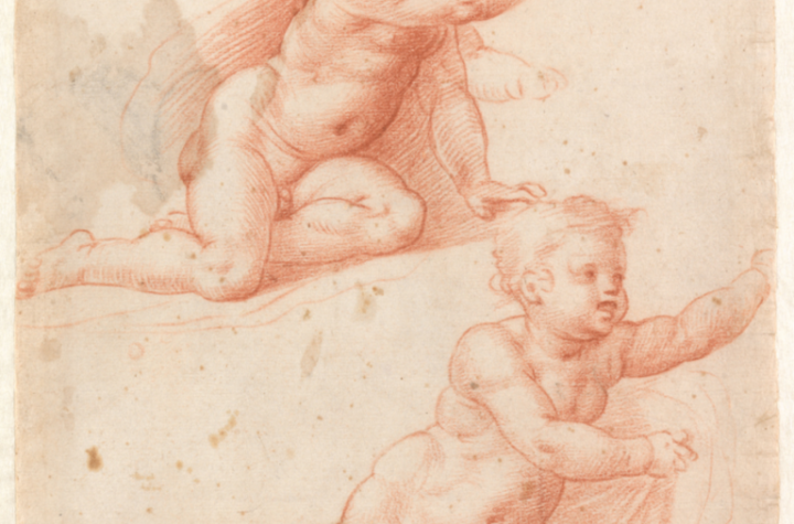 Fra Bartolommeo. Tres estudios para ángeles, hacia 1514-1516. Museum Boijmans Van Beuningen