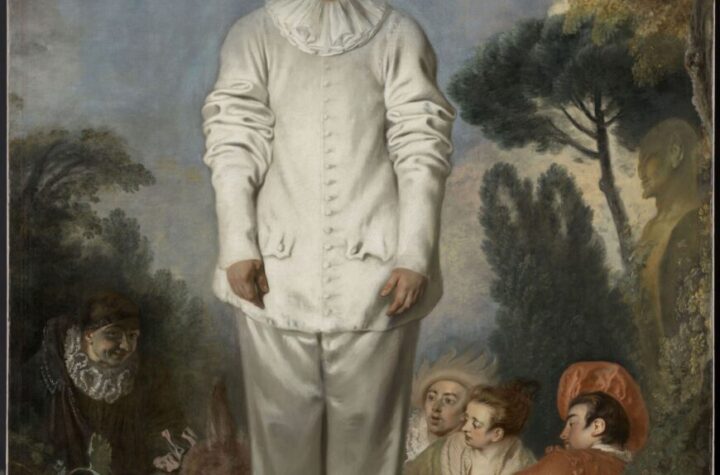 Watteau. Pierrot, después de la restauración. Musée du Louvre