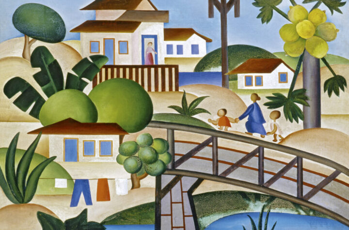 Tarsila do Amaral. El papayo, 1925. Instituto de Estudios Brasileiros, São Paulo