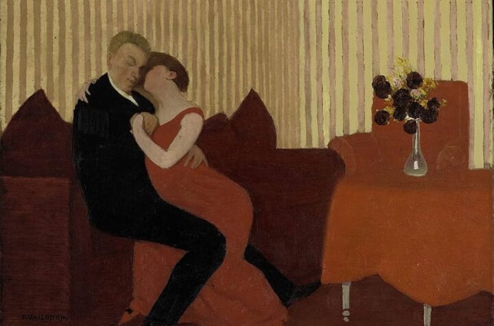 Félix Vallotton. La mentira, 1897. The Baltimore Museum of Art