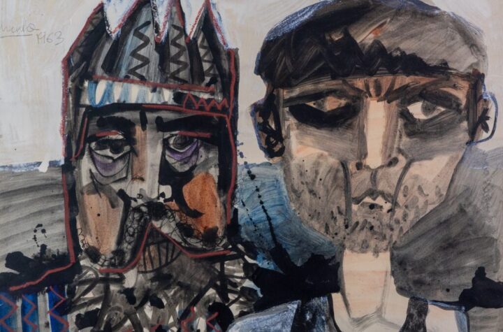 Eduardo Úrculo. Don Pelayo y el picapedrero, 1963. Colección Yoann Úrculo