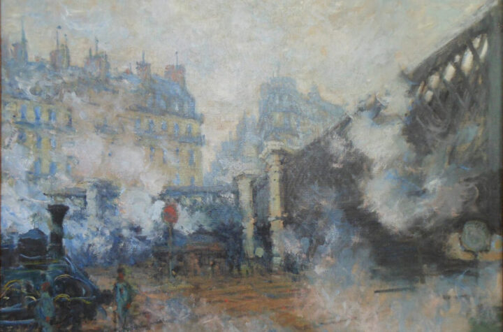 Claude Monet. El puente de Europa, 1877. Musée d´Orsay, París
