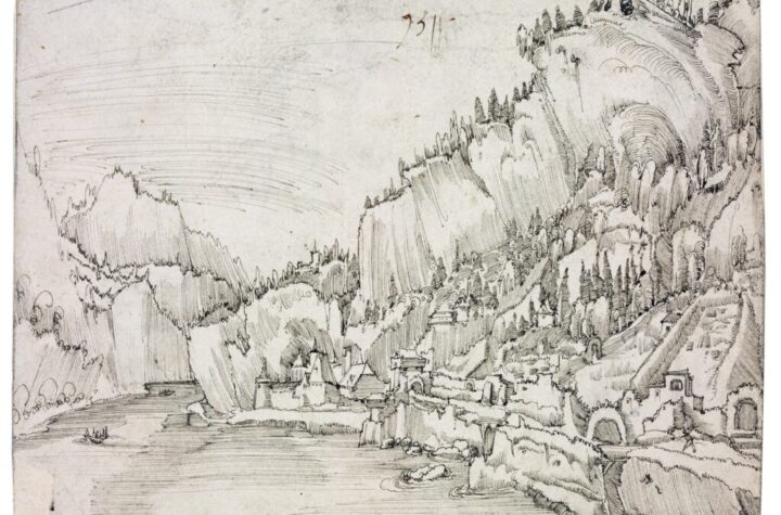 Alberto Durero. Vista de Sarmingstein junto al Danubio, 1511. © 2025 Museum of Fine Arts, Budapest