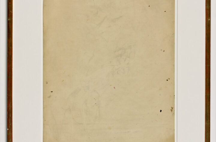Robert Rauschenberg. Erased De Kooning Drawing, 1953. San Francisco Museum of Modern Art, San Francisco