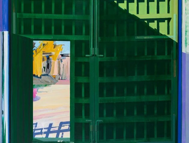 Alfonso Albacte. Pintura de Campo VIII-Puerta al río, 2024