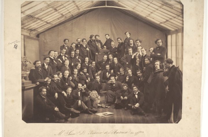 Estudio de Ángel Alonso Martínez y hermano. Artistas en el estudio del fotógrafo, 1857-1858. Museo Nacional del Prado