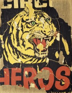 Mimmo Rotella. La tigre, 1962. Colección privada