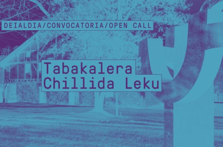 Residencia Tabakalera-Chillida Leku. Arte y paisaje 2026