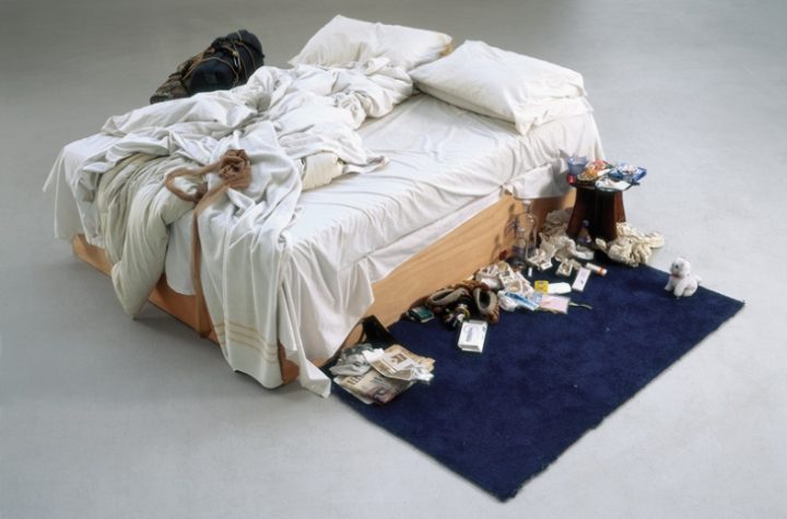 Tracey Emin. My Bed, 1998. Cortesía de The Saatchi Gallery, Londres