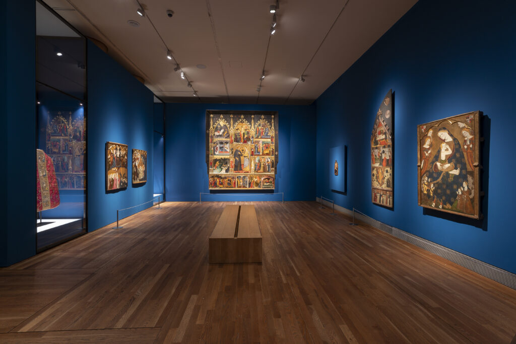Imagen de las salas de la exposición “A la manera de Italia”. Foto © Museo Nacional del Prado