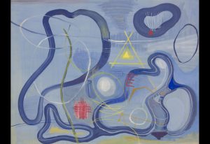Anna-Eva Bergman. Fragmento de una isla en Noruega, hacia 1951. Musée d´ Art Moderne de la Ville de París