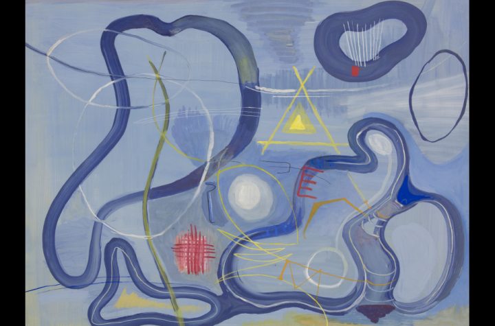 Anna-Eva Bergman. Fragmento de una isla en Noruega, hacia 1951. Musée d´ Art Moderne de la Ville de París