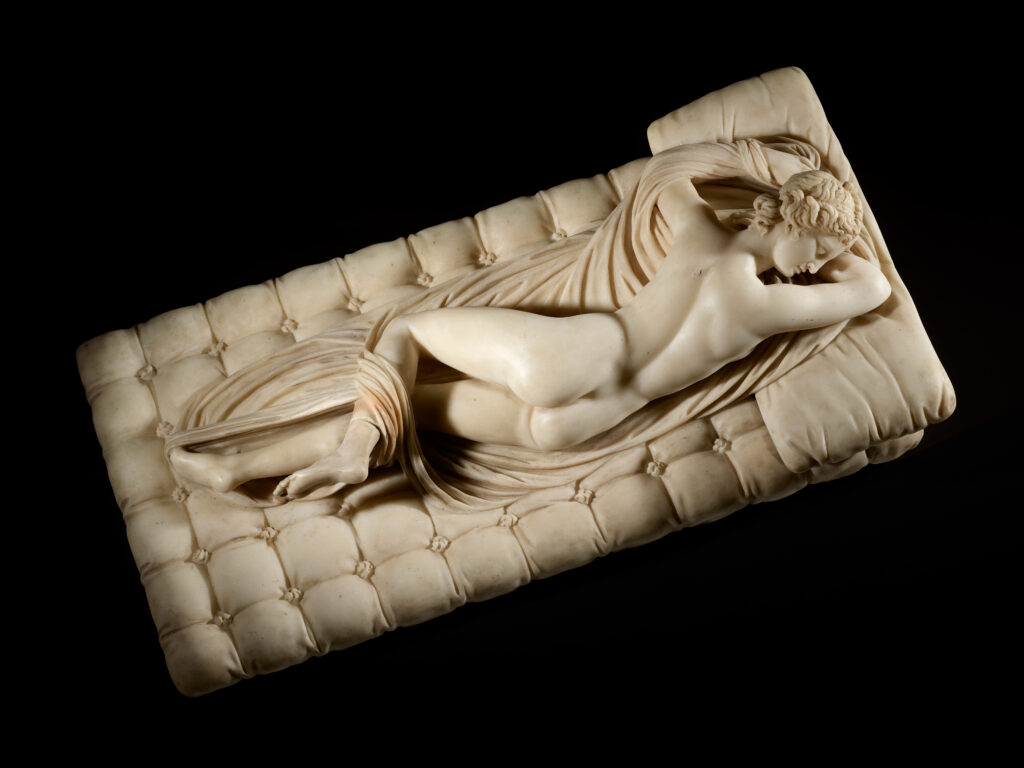 Hermafrodita dormido, siglo II d.C, Roma (original), siglo XIX d.C, Reino  Unido (Reproducción). Wellcome Collection