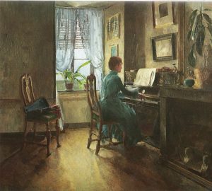 Harriet Backer. En casa, 1887