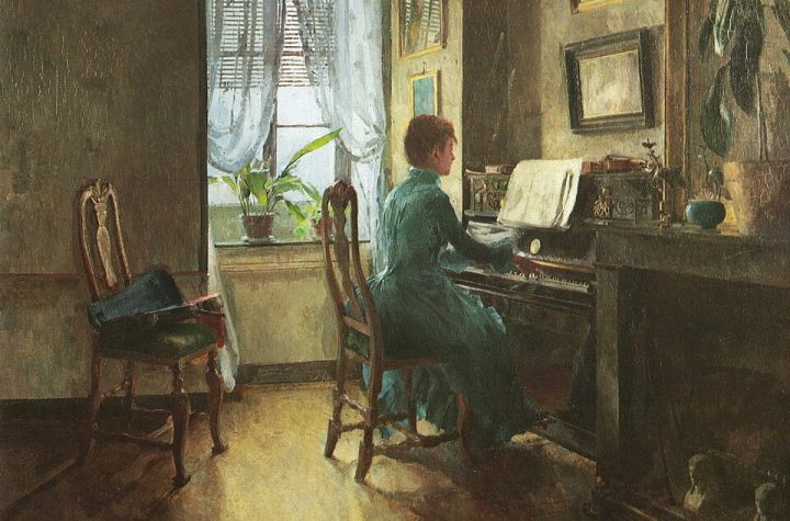 Harriet Backer. En casa, 1887
