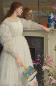 Whistler. Sinfonía en blanco, n.º 2: La pequeña chica de blanco, 1864. Tate