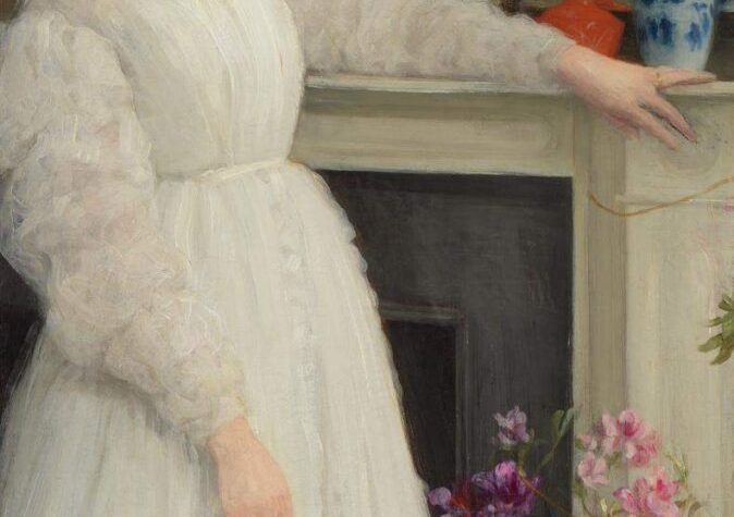 Whistler. Sinfonía en blanco, n.º 2: La pequeña chica de blanco, 1864. Tate