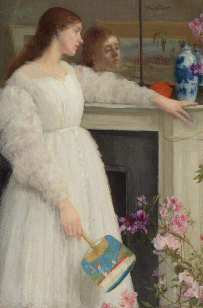 Whistler. Sinfonía en blanco, n.º 2: La pequeña chica de blanco, 1864. Tate
