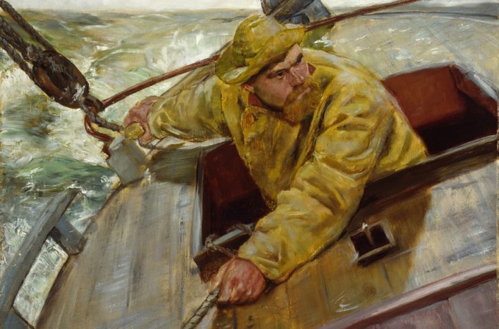 Christian Krohg. La barra de sotavento, 1882. Museo Nacional de Oslo