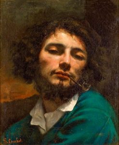 Gustave Courbet L‘Homme à la pipe, um 1849 Öl auf Leinwand © Musée Fabre de Montpellier Méditerranée Métropole / Foto Frédéric Jaulmes