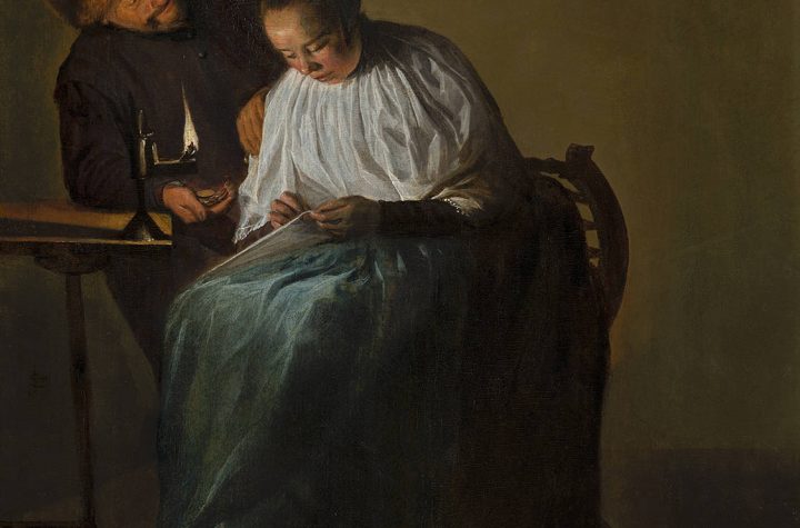 Judith Leyster. Hombre ofreciendo dinero a una mujer joven, 1631. Mauritshuis, La Haya
