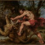 Rubens. Sansón y el león, hacia 1620-1625. Colección Banco Santander